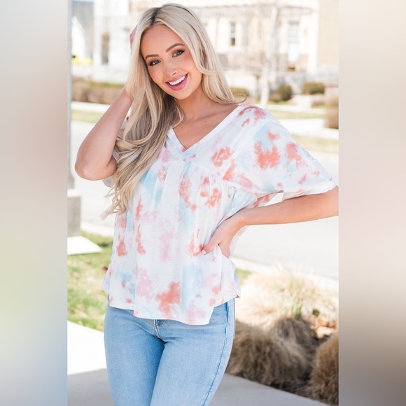 Summer Blossom Short Sleeve Blouse - Picture 3 of 5